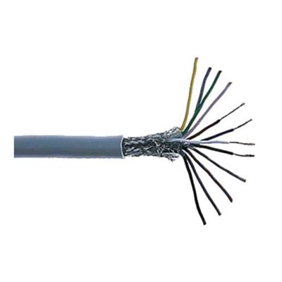 Carol C0764A 22/8C Shielded Control Cable – 50ft – Gray – Stranded Tinned Copper