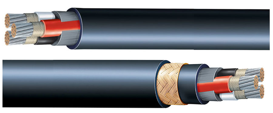 Type P three Conductor power cable