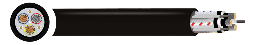 Type 240 rubber mining cable