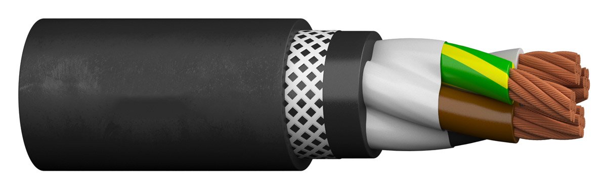 PUR-HF D12Y11YU11Y Reeling Cable